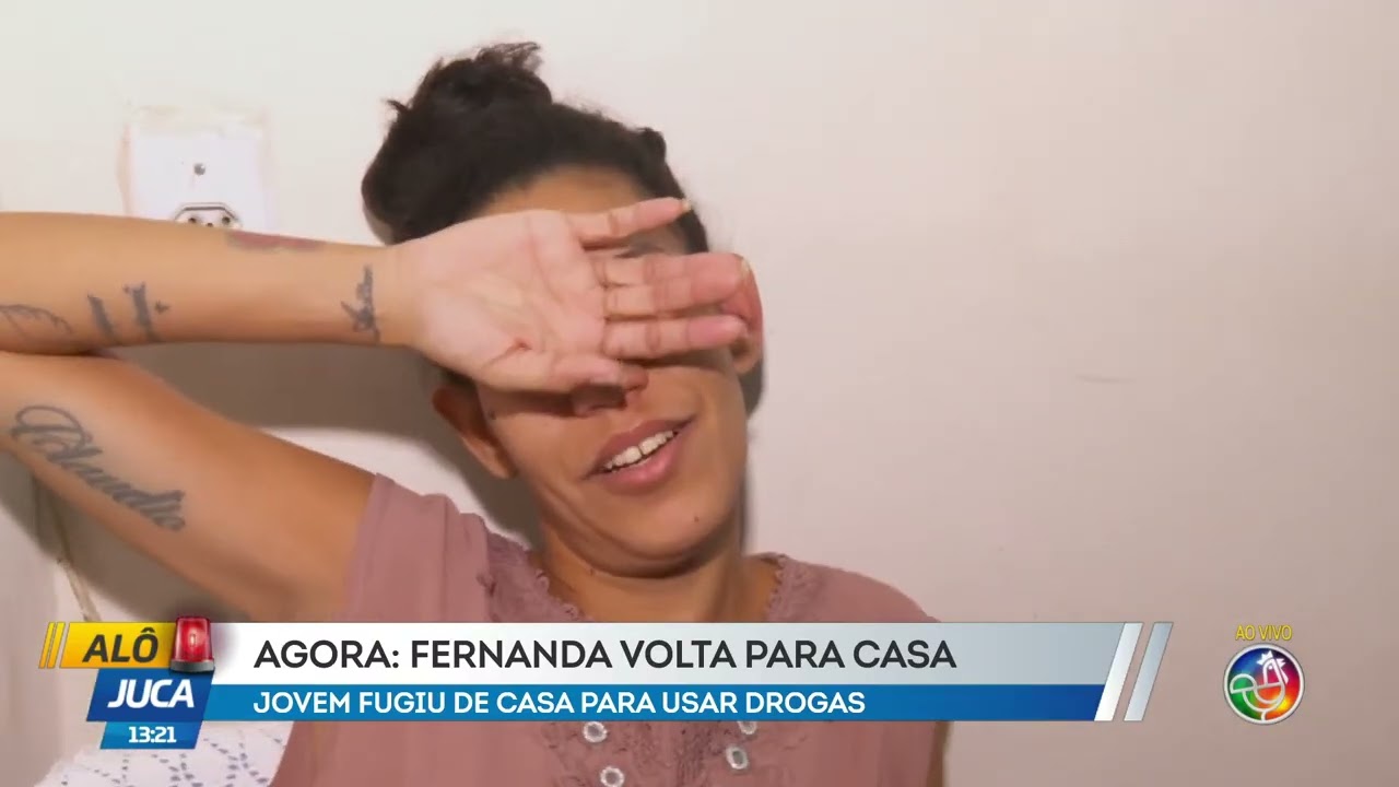 AGORA: Fernanda volta para casa: jovem fugiu para usar drogas | ALÔ JUCA | TV ARATU