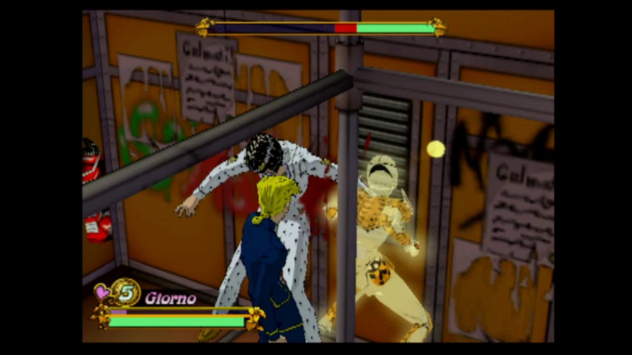 JoJo no Kimyou na Bouken Ougon no Kaze PS2 Real Hardware Gameplay 