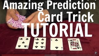 Famous Amazing Prediction Trick TUTORIAL - Card Tricks Revealed Profile