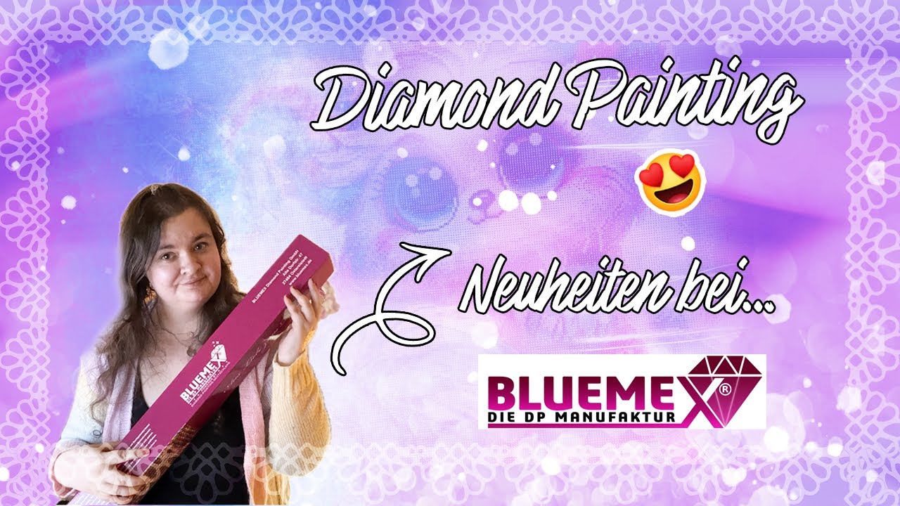 NEUHEITEN bei BLUEMEX 😍 Kleines Glubschmonster 🥰❤️ Überaschungsbild ❤️| Diamond Painting 💎