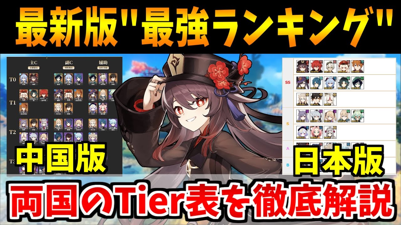 原神 原神の最新版 最強ランキング を解説 共通して強いキャラや評価点など内容を徹底的に話す 原神インパクト実況 スマラブアプリ