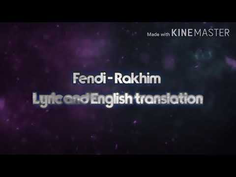 Fendi - Rakhim (Lyric and English translation)by Alex Zahid