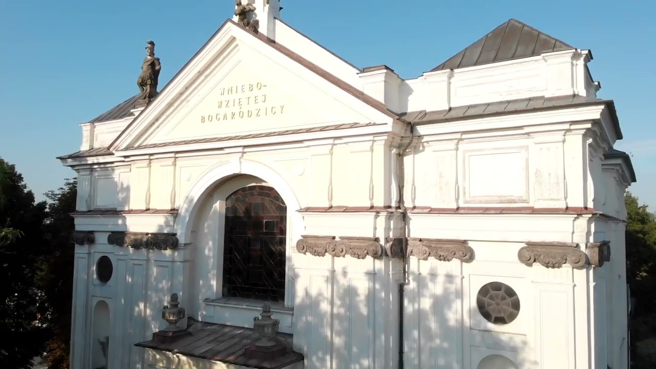 Rokitno Kościół.  1714 r.  Dron.