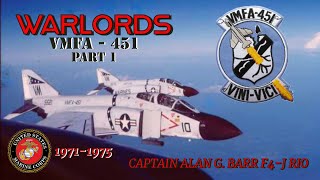 F-4J Phantom II - VMFA 451 Warlords - USMC - Vietnam era Footage!  **REPOST - pls read description