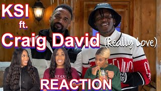 KSI - Really Love (feat. Craig David \& Digital Farm Animals) Music Video | REACTION!!