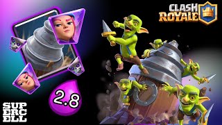 The *BEST GOBLIN DRILL DECK* ⚒️ with *EVO FIRECRACKER AND SKELETONS* 💣🦴 - Clash Royale