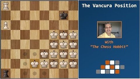 Endgame Basics || The Vancura Position || Rook vs Rook and a Pawn on 6th rank || Rook Endgames