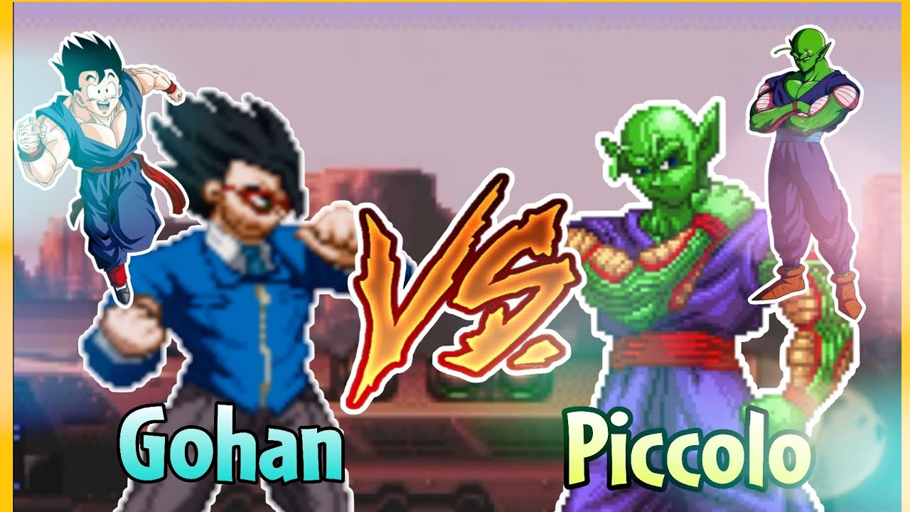 Gohan Z2 vs Piccolo Z2 (Mugen 1.1 Gameplay)