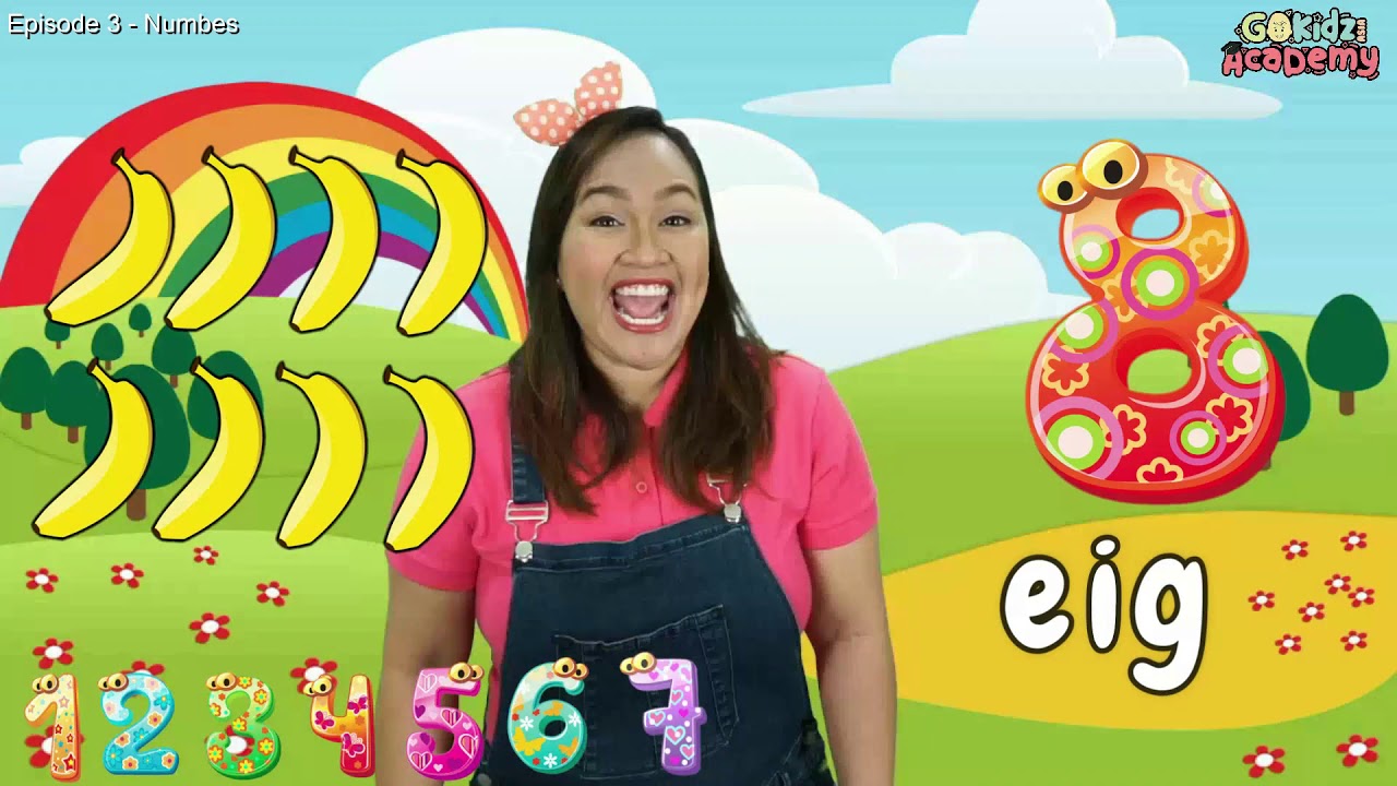 English Episode 3: NUMBERS| Simple English | Preschool Lessons| Fun ...