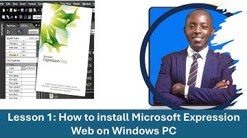 Lesson 1 How to install Microsoft Expression Web on Windows PC