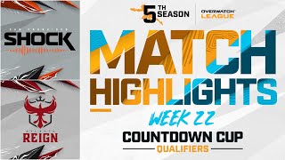 @sanfranciscoshock vs @atlantareign | Countdown Cup Qualifiers Highlights | Week 22 Day 2