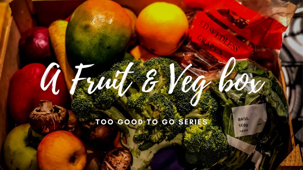 A Fruit and Veg box for £5 Too Good To Go Hunter Gatherer Cooking HGC