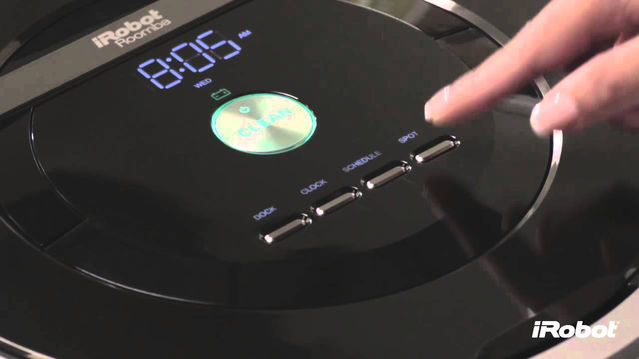 Set time roomba irobot