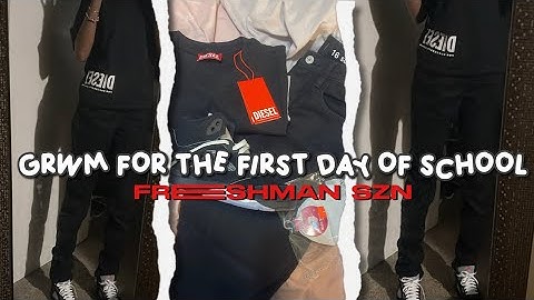 GRWM FOR THE FIRST DAY OF SCHOOL♡ +freshman edition