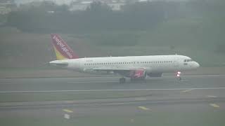 泰越捷航空 Thai Vietjet Air A320-214(HS-VKD) VZ-568 素萬那普(BKK)→桃園(TPE) landing