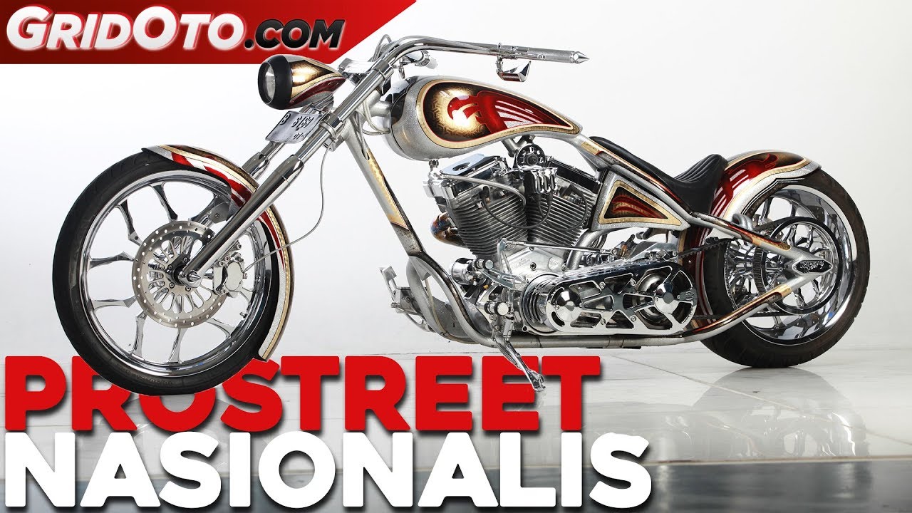 Harley Davidson Softail Keren Bergaya Prostreet Modifikasi Motor GridOto YouTube