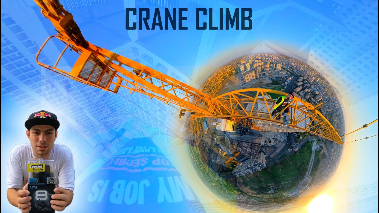 Գնեցի նոր GoPro եւ գիշերով բարձրացա🏗️ նոր crane,climbing the tallest crane in Armenia |  2025