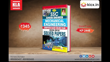 Kiran’s SSC JE Mechanical Engineering Solved Papers | English | 2448 || #Sharmaworldeducationalpoint