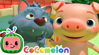 The Three Little Pigs Song | CoComelon Animal Time | Classic Nursery Rhymes for Kids