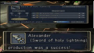 making alexander sword