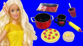 30 DIY Miniature Kitchen Items for your Barbie Dollhouse