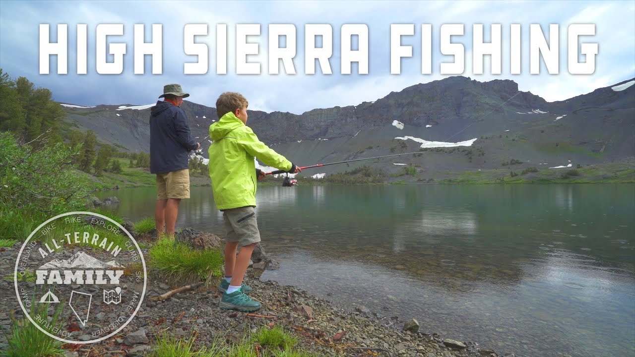 High Alpine Lake Fishing and Camping in the Sierra Nevada