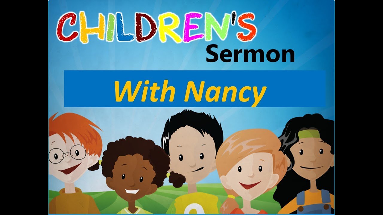 Children's Sermon, September 27, 2020 YouTube
