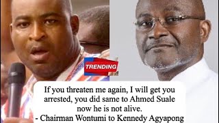 If you dare threaten me again, I will arrest you. Since you did same to Ahmed Suale & he isn’t alive