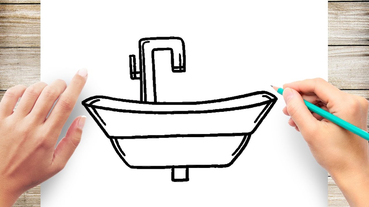 Toilet sink hand drawn outline doodle icon Sink vector sketch illustration  for print web mobile and infographics isolated on white background Stock  Vector  Adobe Stock