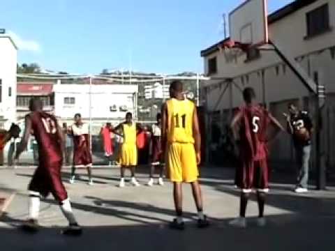 Wesley College vs St. Mark's 2010 Pt 1/4 - Grenada: High School Basketball 2010