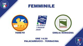 🦁 TDR C5 LAZIO-26 | ⚽ VENETO 🆚 EMILIA ROMAGNA | FEMMINILE