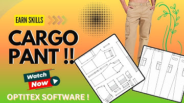CARGO PANT | CARGO TROUSER | CARGO POCKET |HOW TO MAKE A CARGO PANT IN OPTITEX SOFTWARE ||