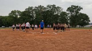 Legends 2nd Place - Ring Ceremony - Cross Fastpitch Tournament - 2024-08-11 vs Bearcats 2013 L 1-7