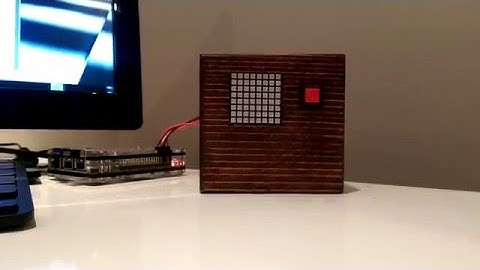 8x8 Raspberry pi Weather Station
