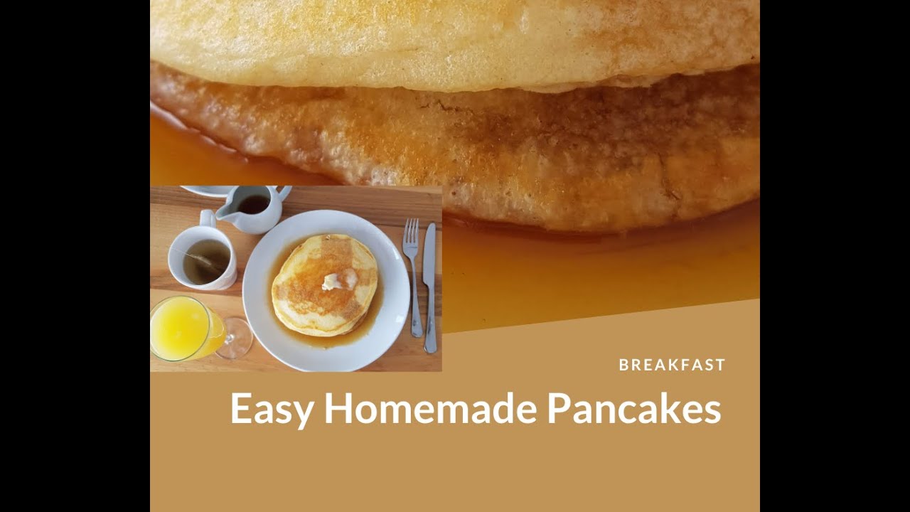 How to make easy pancakes YouTube