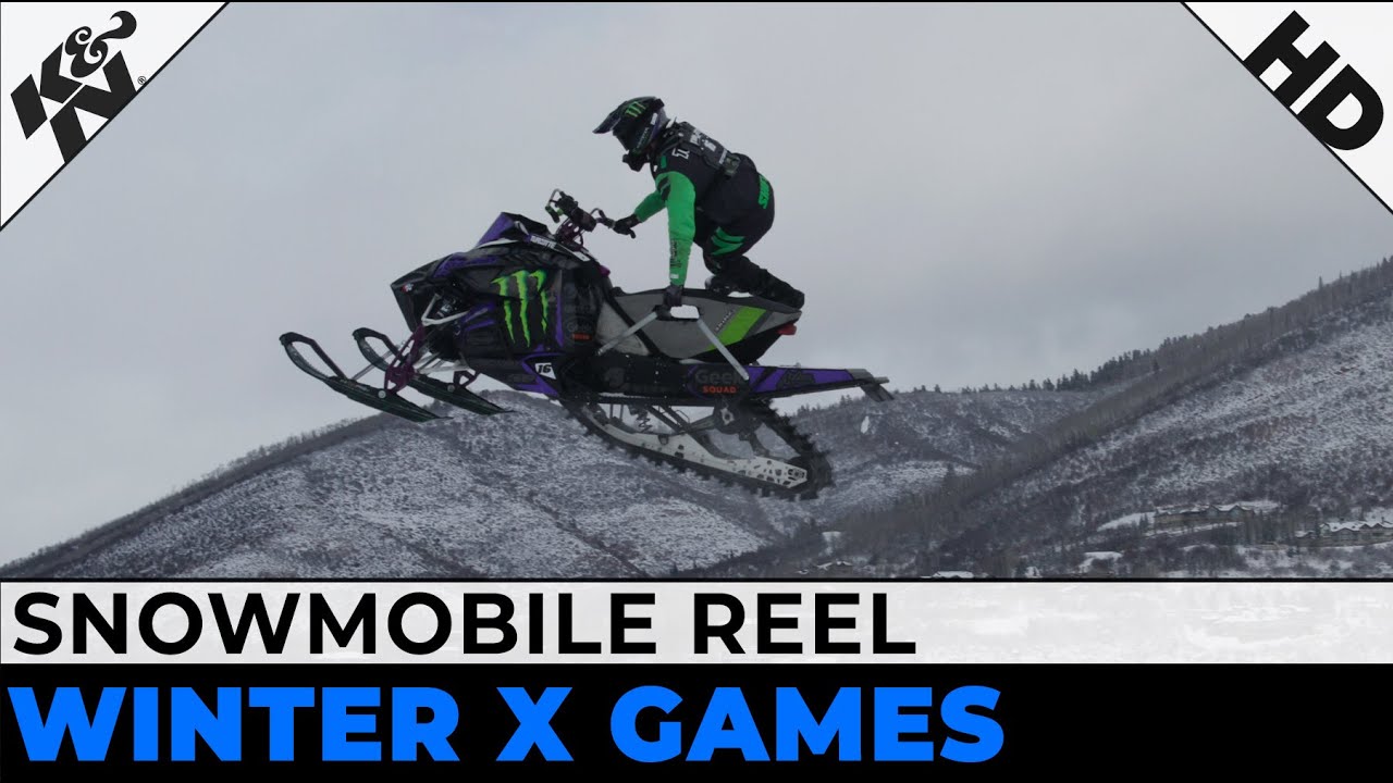 Snowmobile Action at Winter X Games 2018 YouTube