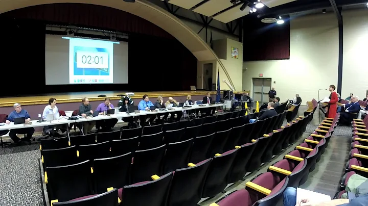 Michele Whitney addresses board