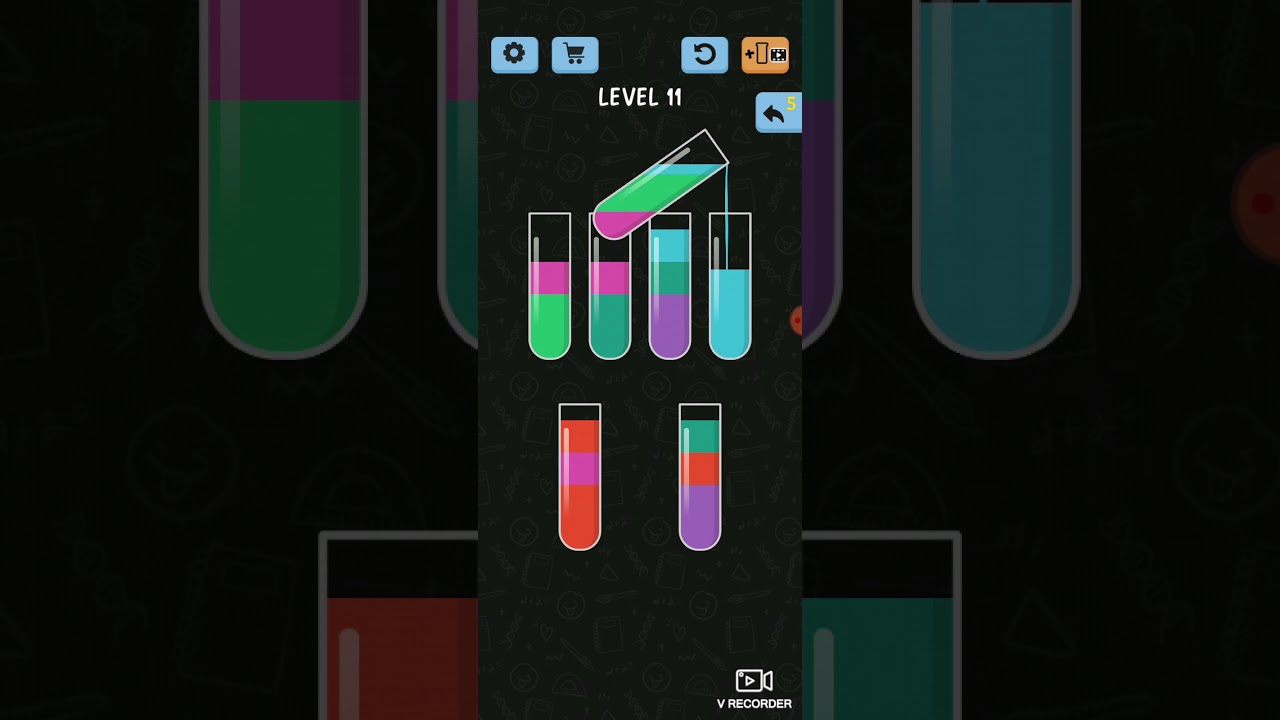 Water Color Sort Full Gameplay Walktrought (Anroid iOS And Level)  {11}