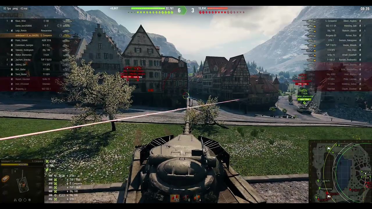 World Of Tanks: S. Conqueror (Battle 1)