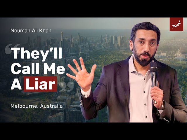 Building Confidence: Lessons from the Story of Musa (AS) | Nouman Ali Khan | Melbourne, Australia class=