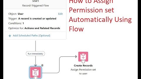 Based on Condition How to Assign Permission set Automatically Using Flow to the User in salesforce