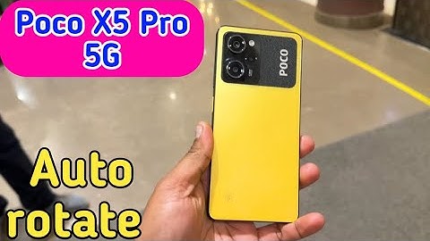 How To Enable Auto Rotate In Poco X5 Pro 5G,Auto Rotate Screen Enable In Poco X5 Pro 5G,