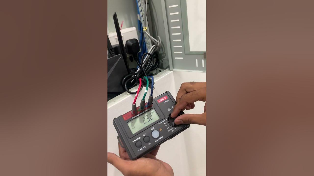 UNIT UT582+ HOW TO LIVE TEST ELCB RCCB RCD BY UNIT BRAND UT582+ELCB