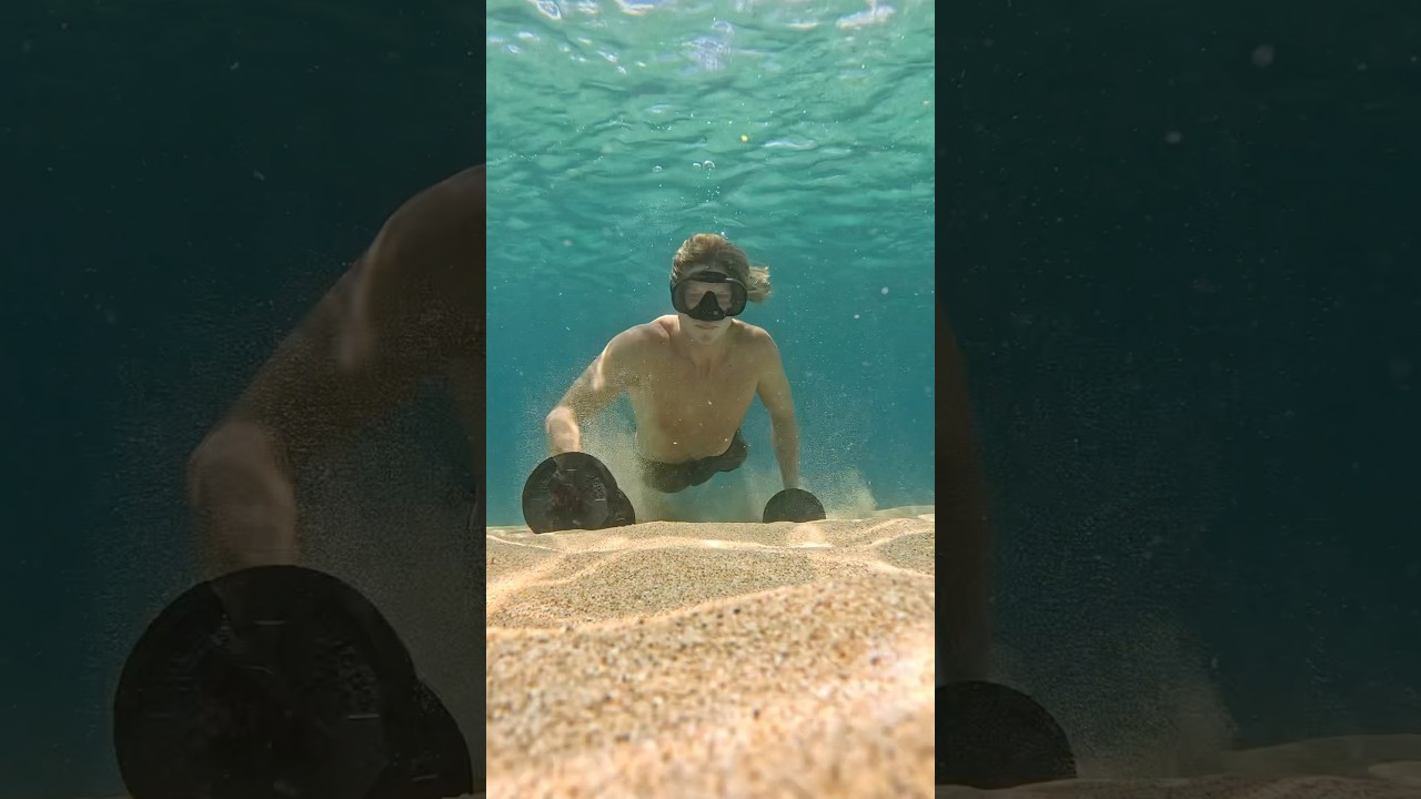 Weighted water workout! 