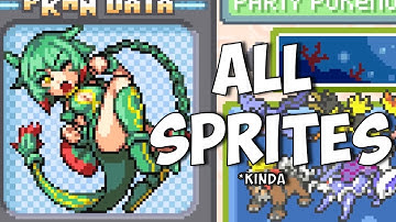 All Sprites in Moemon Star Emerald