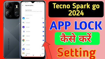 Tecno spark go 2024 app lock/Tecno spark go 2024 me app lock kaise kare/app lock setting