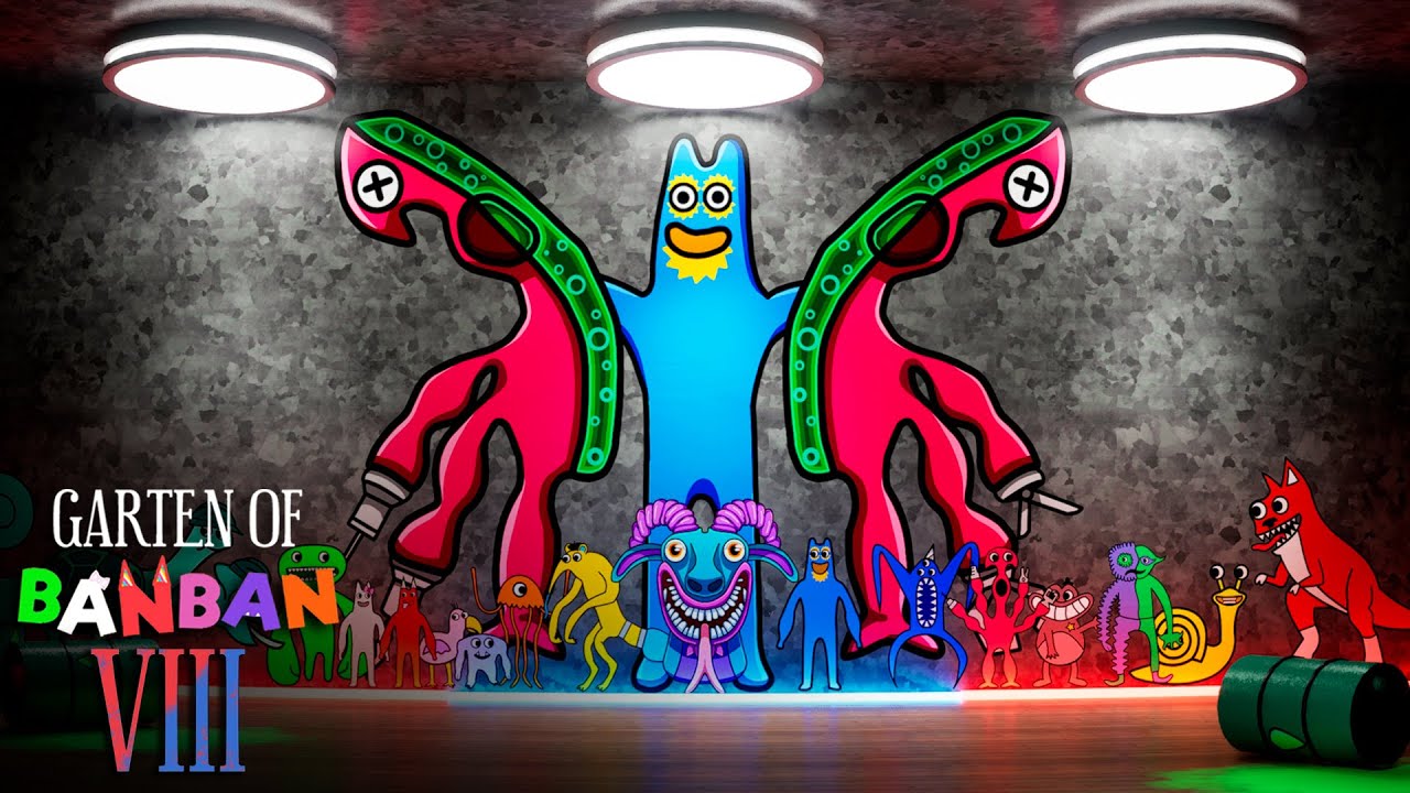 Garten of Banban 8 - ALL NEW BOSSES + ITALIAN BRAINROT (Gameplay