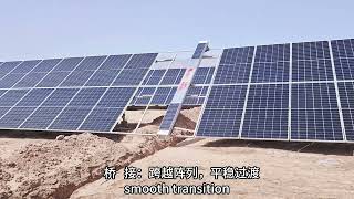 Multifit Solar Panel Cleaning Robot 4m long in action