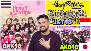 REACTION TO HEAVY ROTATION by JKT48, BNK48, AKB48