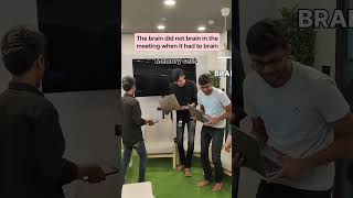 The brain was not braining 😭 #corporatememes #corporatelife #employeememes #agencymeme #agencylife